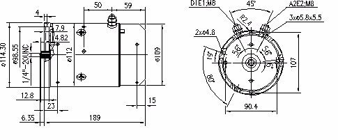 Letrika | Moteur IM0208 12V 1,9KW