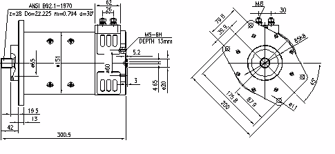 Letrika | Moteur IM0235 48V 1.KW
