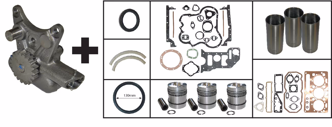Moteur révision Kit 135 240 a/s de la pompe à huile | Massey-Ferguson