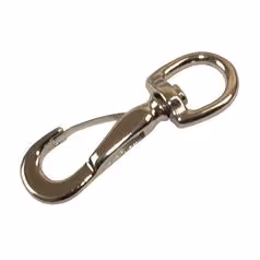 Mousqueton avec base tournante, Ø20mm (3/4'') Longueur: 93mm (3-3/4'') - Vendu par 5