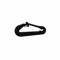 Mousqueton plastique avec sécurité 45mm