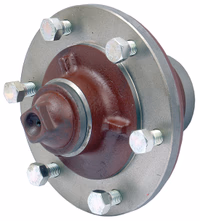 Moyeu de roue avant  avec vis de roue et chapeau