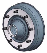 Moyeu + tambour 350x60 8 trous