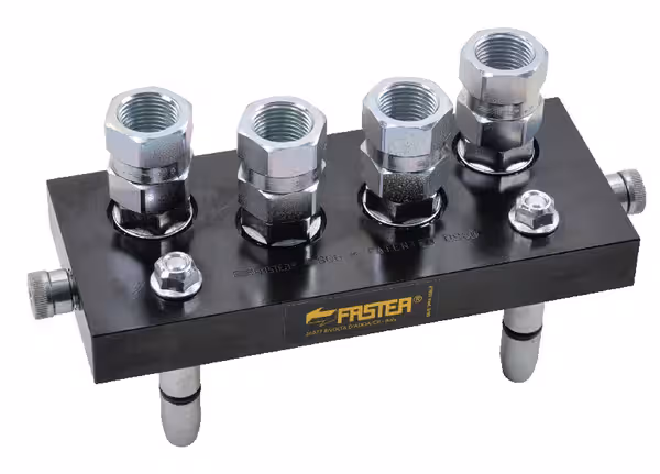 Multi-coupleur mâle 4 voies 3/8'' filetage femelle 1/2'' BSP Faster 2PS06412GMC