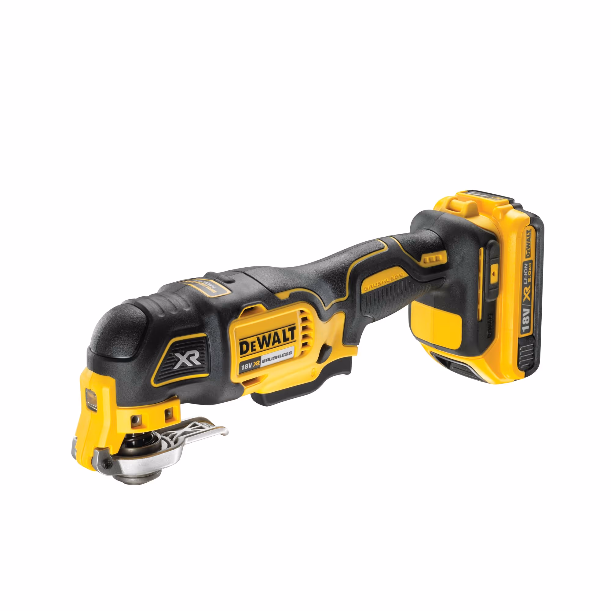 Multi-cutter XR 18V 2Ah Li-Ion Brushless - 32 accessoires avec batteries