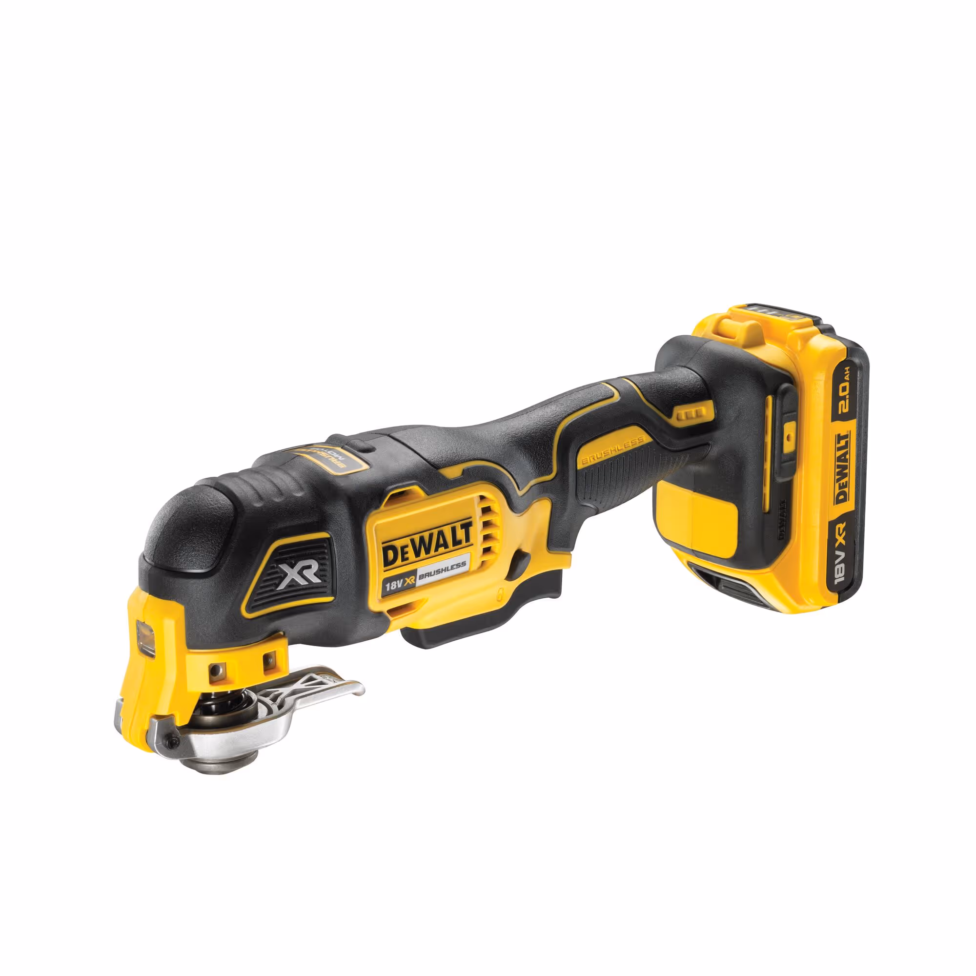 Multi-cutter XR 18V 2Ah Li-Ion Brushless - 32 accessoires avec batteries