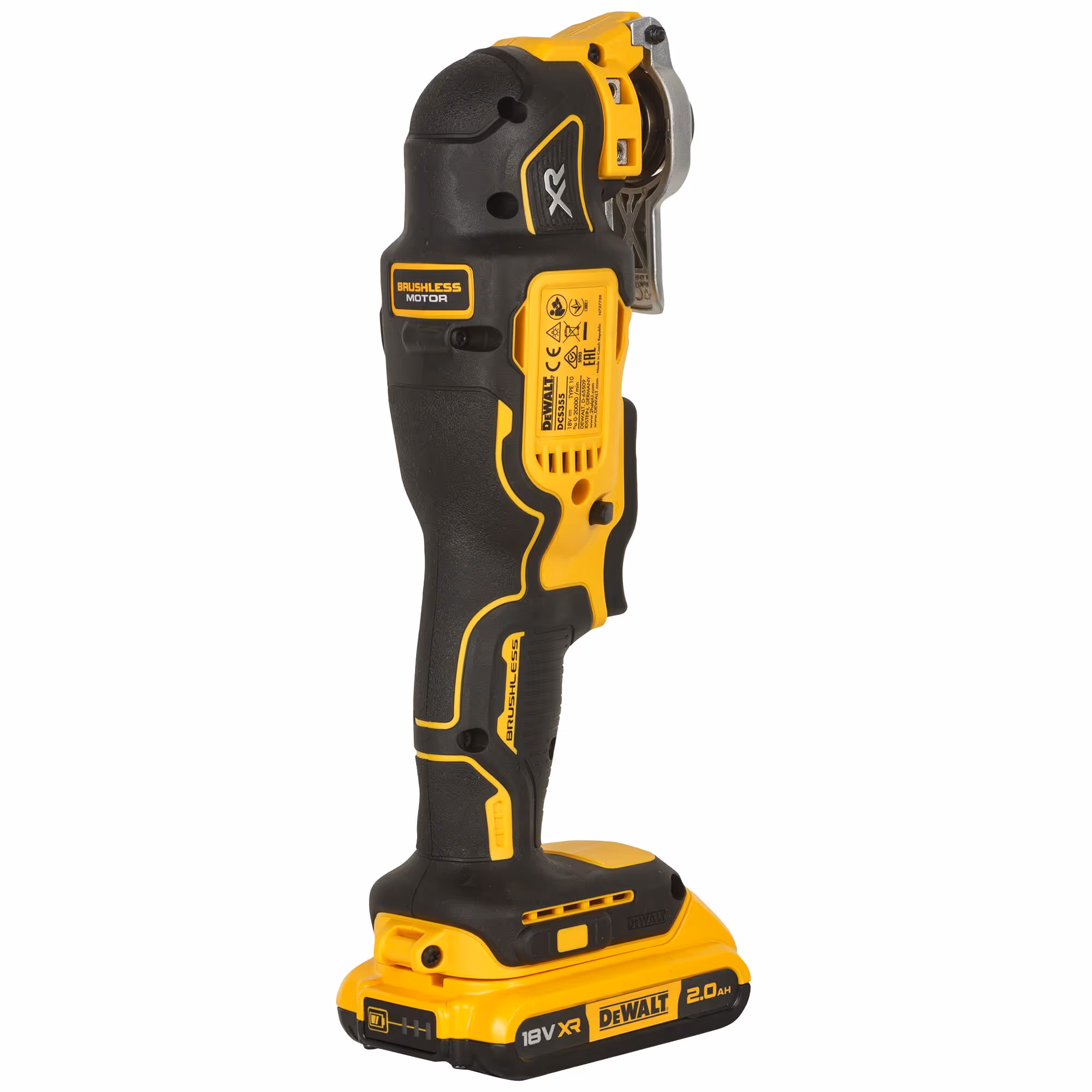 Multi-cutter XR 18V 2Ah Li-Ion Brushless - 32 accessoires avec batteries
