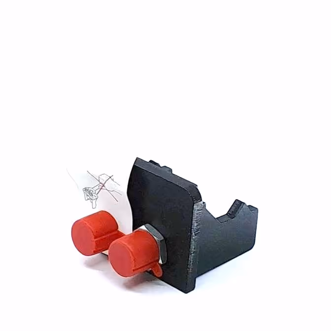 Multicoupleur Mâle 350 bars fiche plane 2 voies Mach 2
