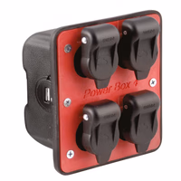 Multiprise 4 x 3 plots 12V + Port USB