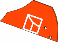 Naud | Étrave pour rasette - droite