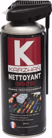 Nettoyant contact électrique 300ml avec tête 2 jets Karzhan