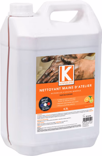 Nettoyant mains d'atelier orange parfum agrume - bidon de 4,5L