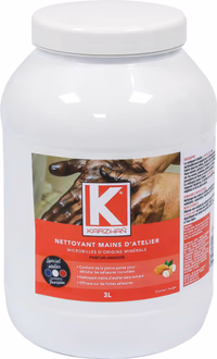 Nettoyant mains d'atelier rouge parfum amande - lot de 20 pots de 3L