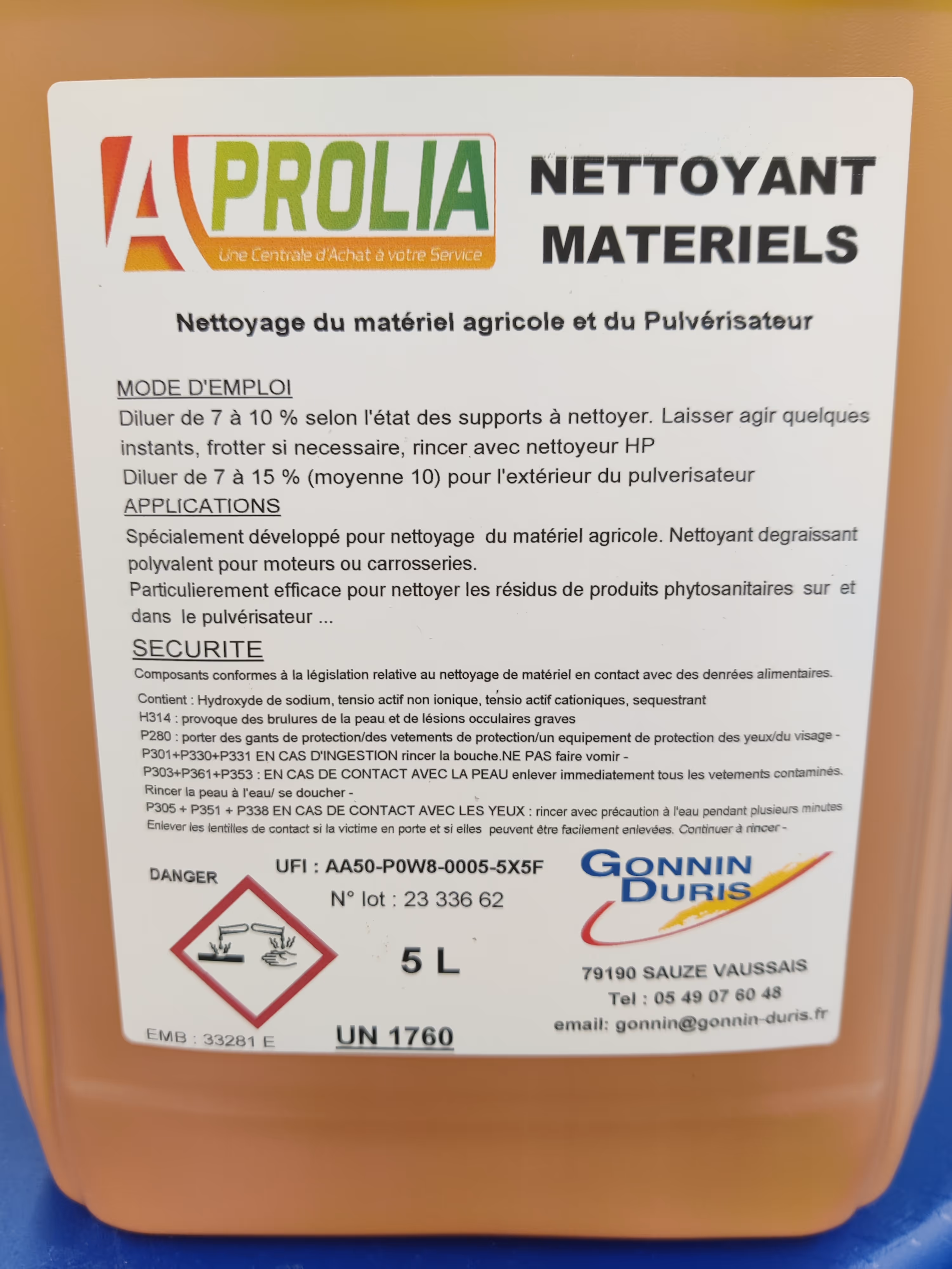Nettoyant matériel 5L