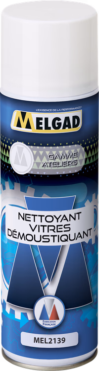 NETTOYANT VITRES DÉMOUSTIQUANT - AÉROSOL 500 ML, VENDU PAR 16