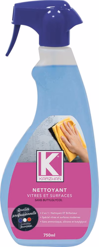 Nettoyant vitres et surfaces écopuissant - flacon spray de 750ml