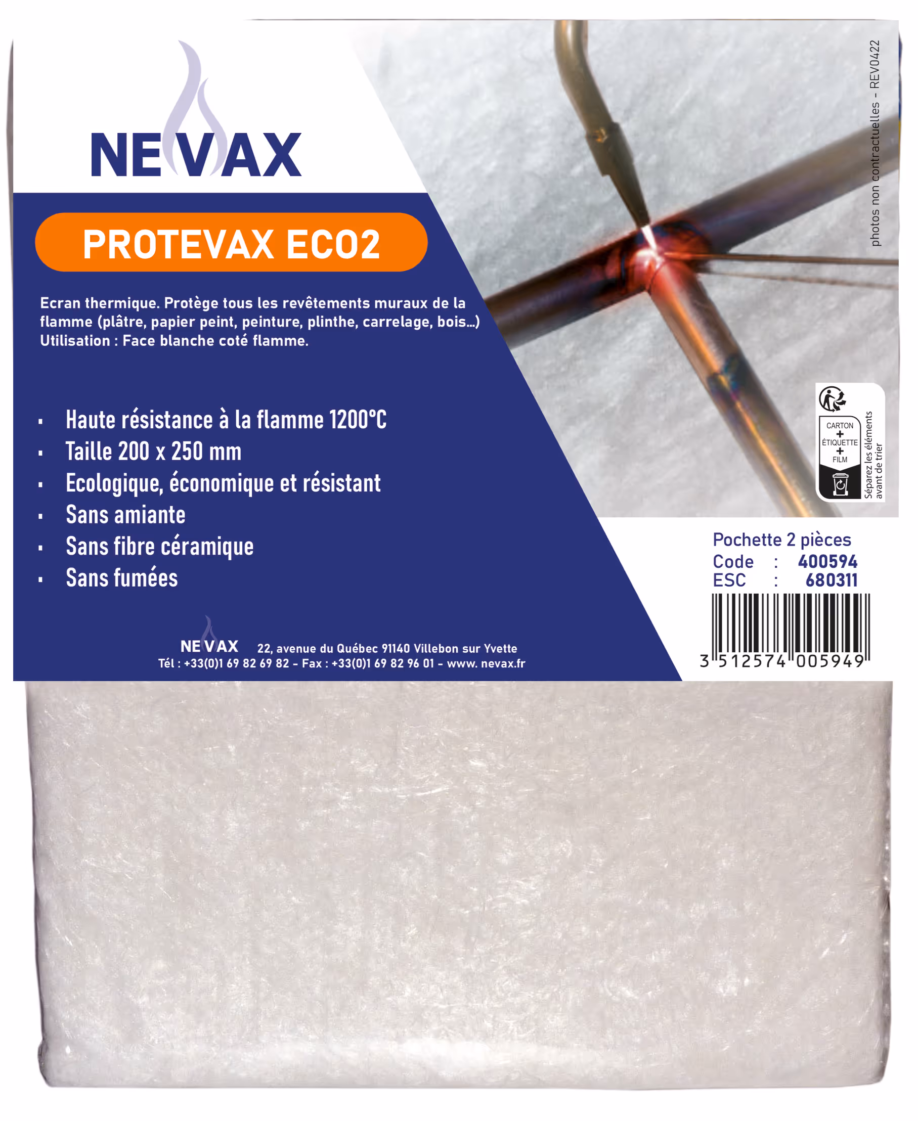 Nevax | Ecran thermique PROTEVAX eco2