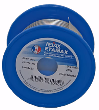 Nevax ETAMAX Bobine de fil Etain 97% diamètre 2mm, 250g