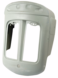 Nez de capot sans grille Ford New Holland 957E8202B adaptable