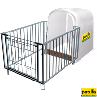 Niche à veau Standard avec enclos métallique