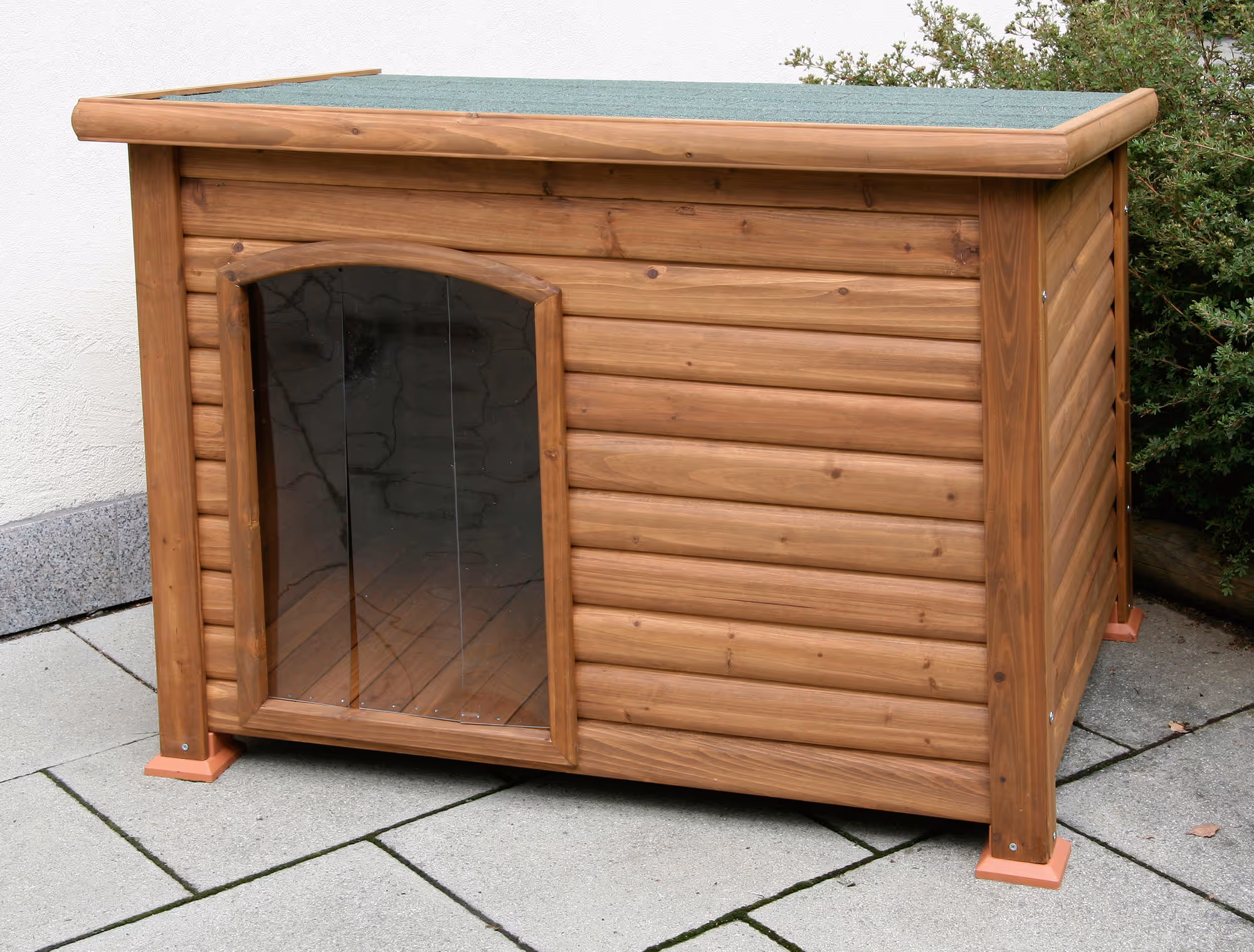 Niche pour chien avec terrasse 113X127X82,5cm