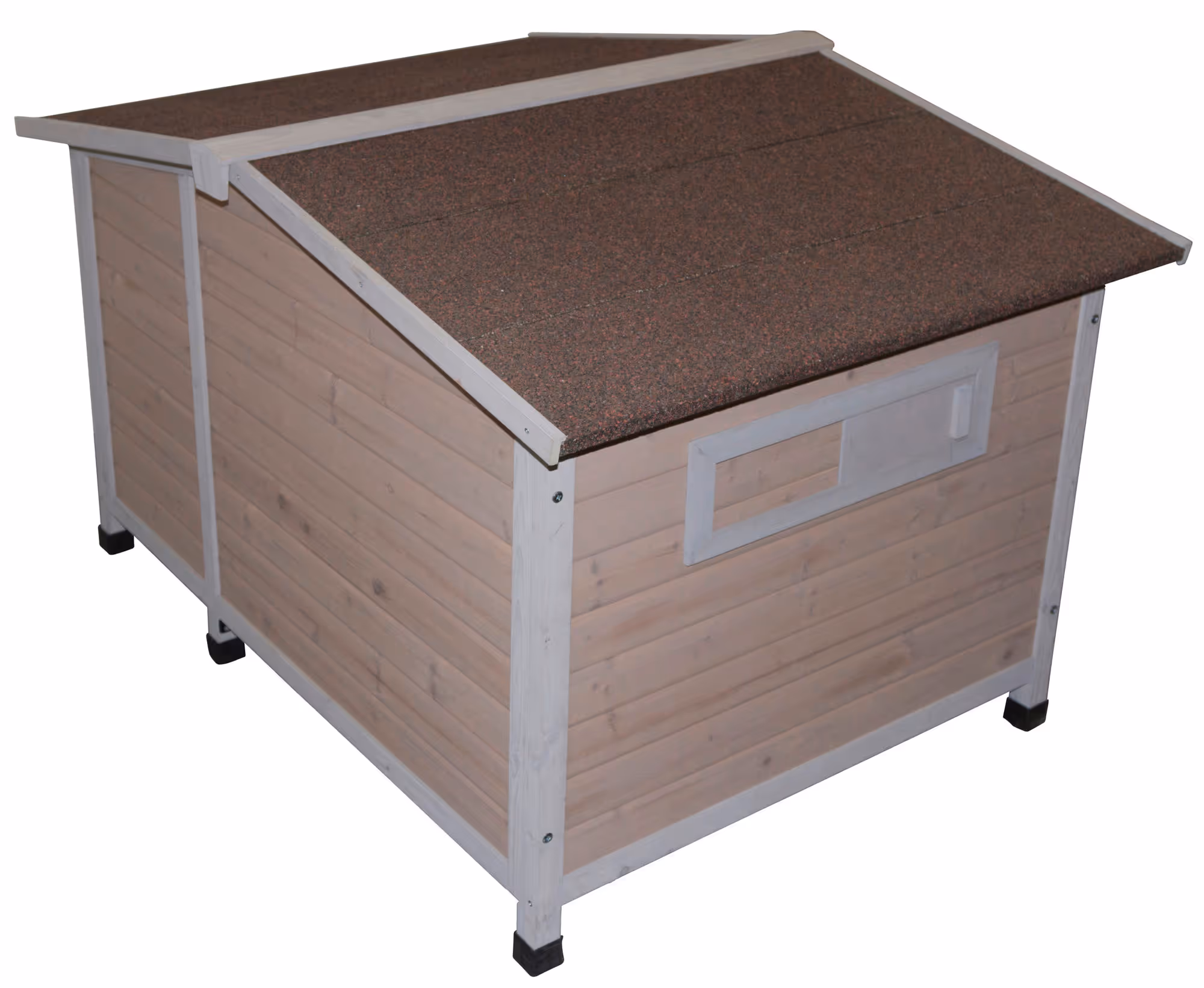 Niche pour chien Overview 134X92X82cm, avec pleXiglas