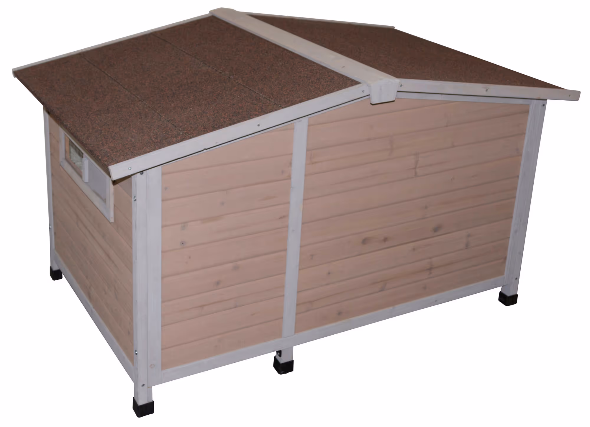 Niche pour chien Overview 134X92X82cm, avec pleXiglas