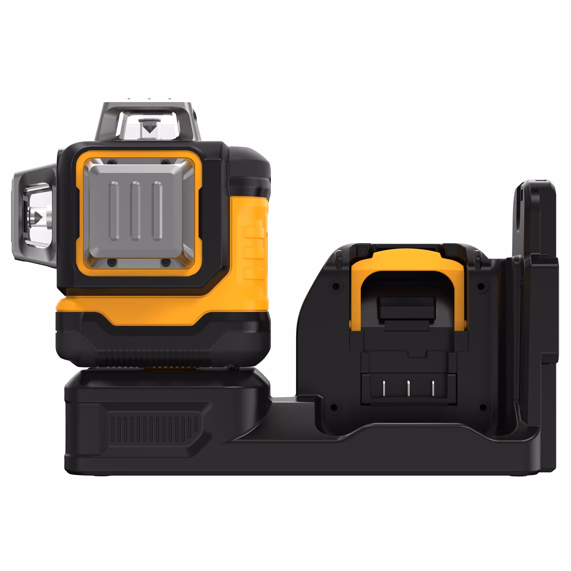 Niveau laser multilignes 3 x 360° XR 12 V / 18 V - faisceau vert - sans batterie ni chargeur, cible, support mural, coffret TSTAK