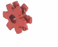 Noix de chaine 6 dents - 10 x 30 mm - Universel