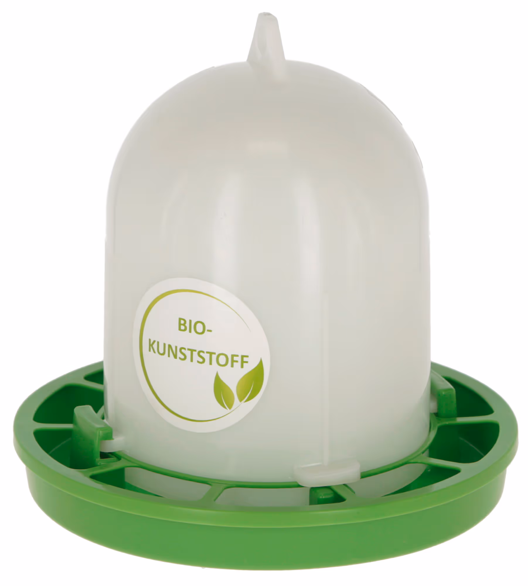 Nourrisseur automatique bio poules, blanc/vert, 1kg