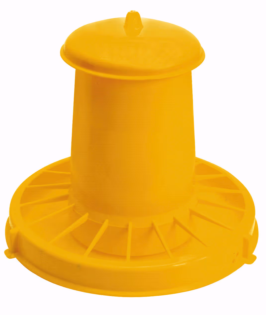 Nourrisseur poules/poussins PP jaune, non-monté, 10,5L