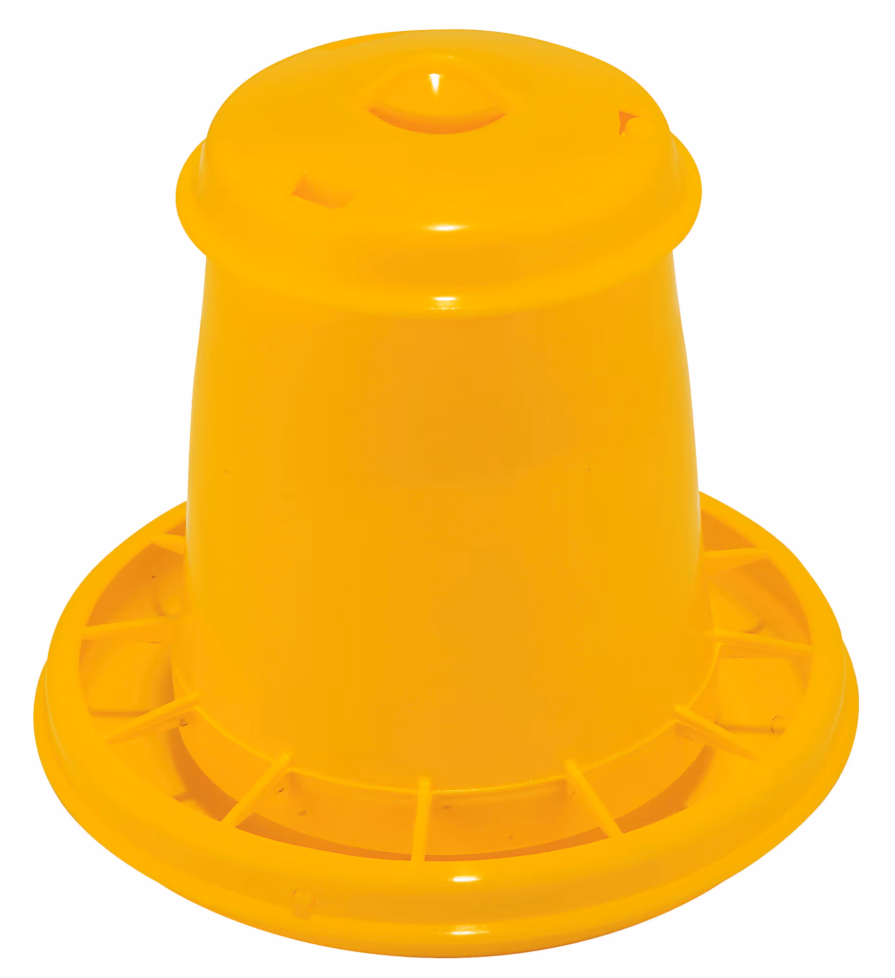 Nourrisseur poules/poussins PP jaune, non-monté, 2,5L