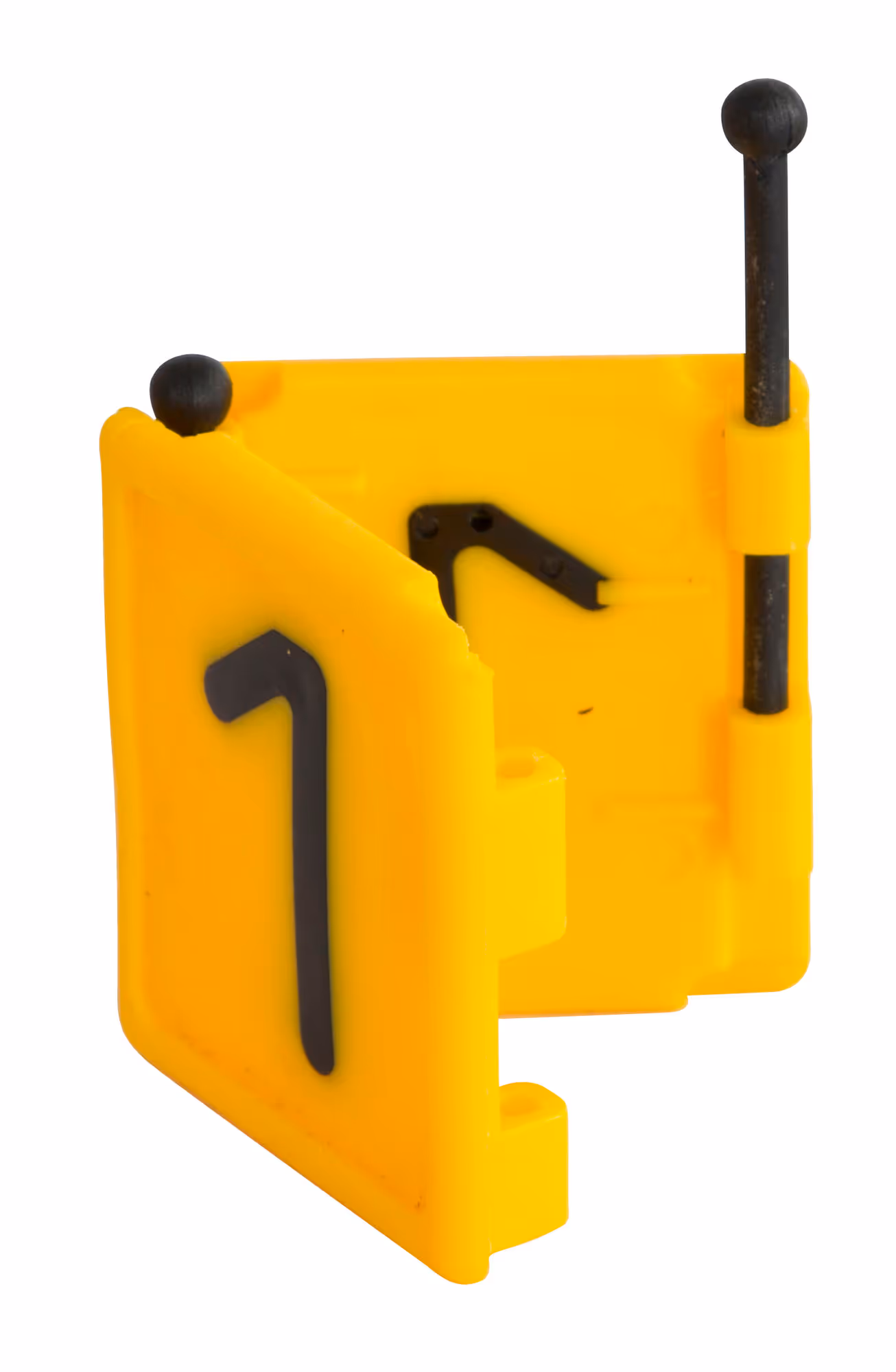 Numéro pour collier Duo chiffre 1jaune