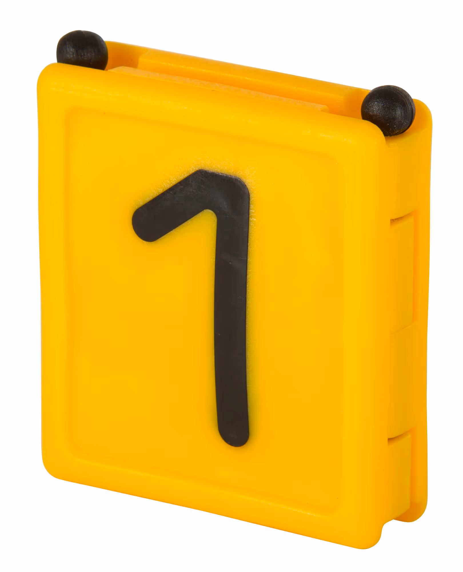 Numéro pour collier Duo chiffre 1jaune