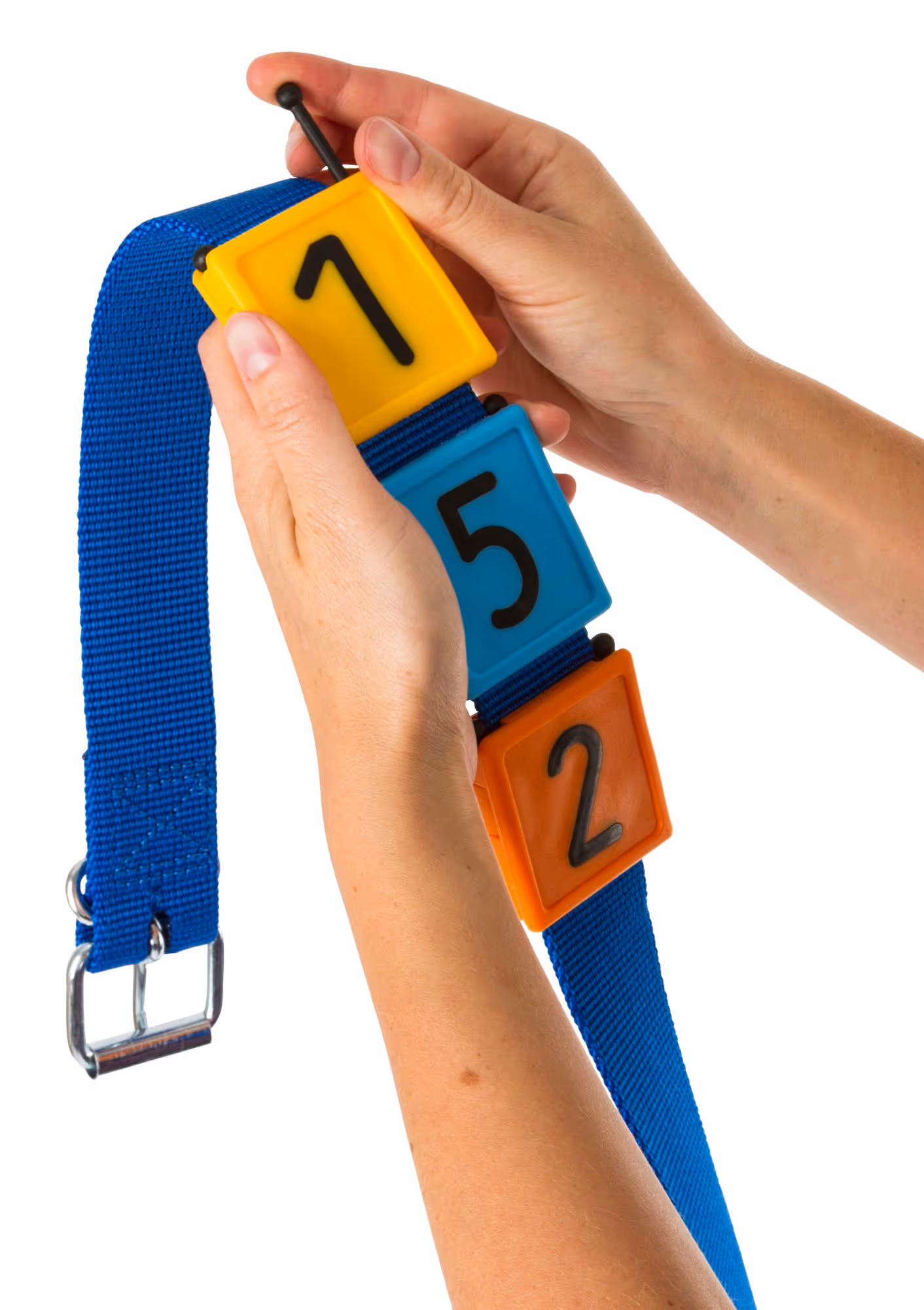 Numéro pour collier Duo chiffre 5 bleu