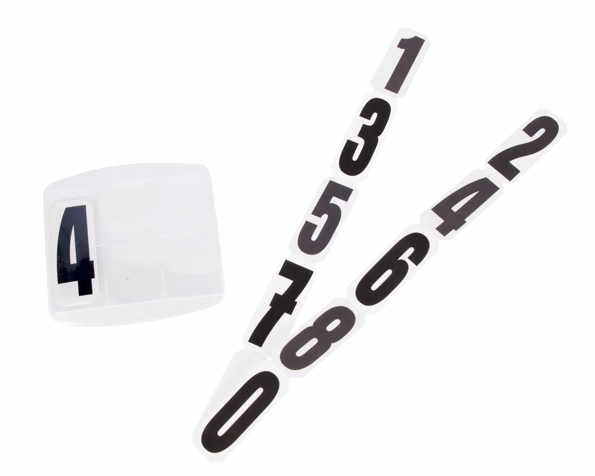 Numéros de concours 3 chiffres, velcro