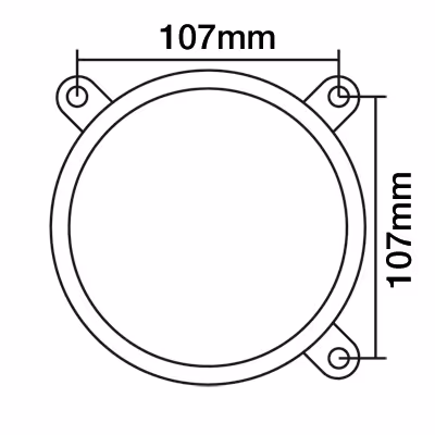Optique phare droite - conduite a gauche 1660468M1 | Massey-Ferguson