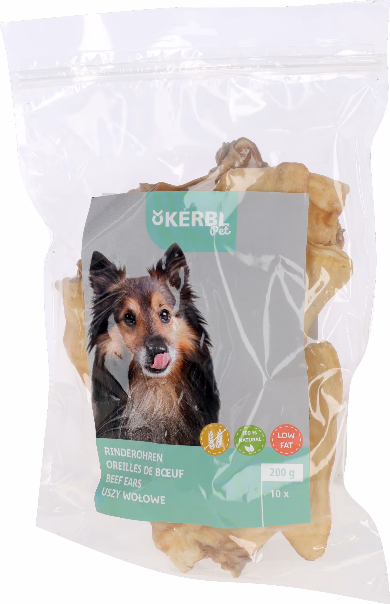 Oreilles de bœuf 200g, 10pcs/sachet