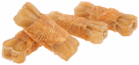 Os à mâcher peau de boeuf 7-8cm, 120g