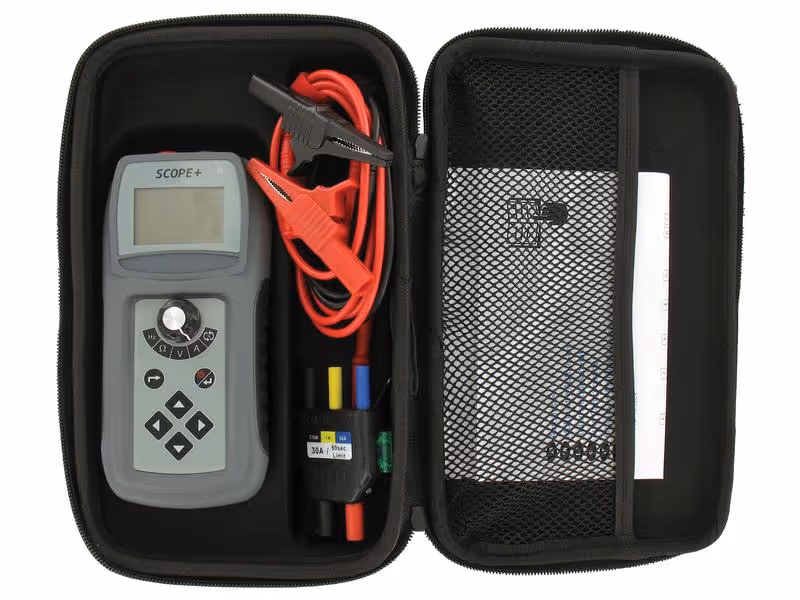 Oscilloscope et multimètre