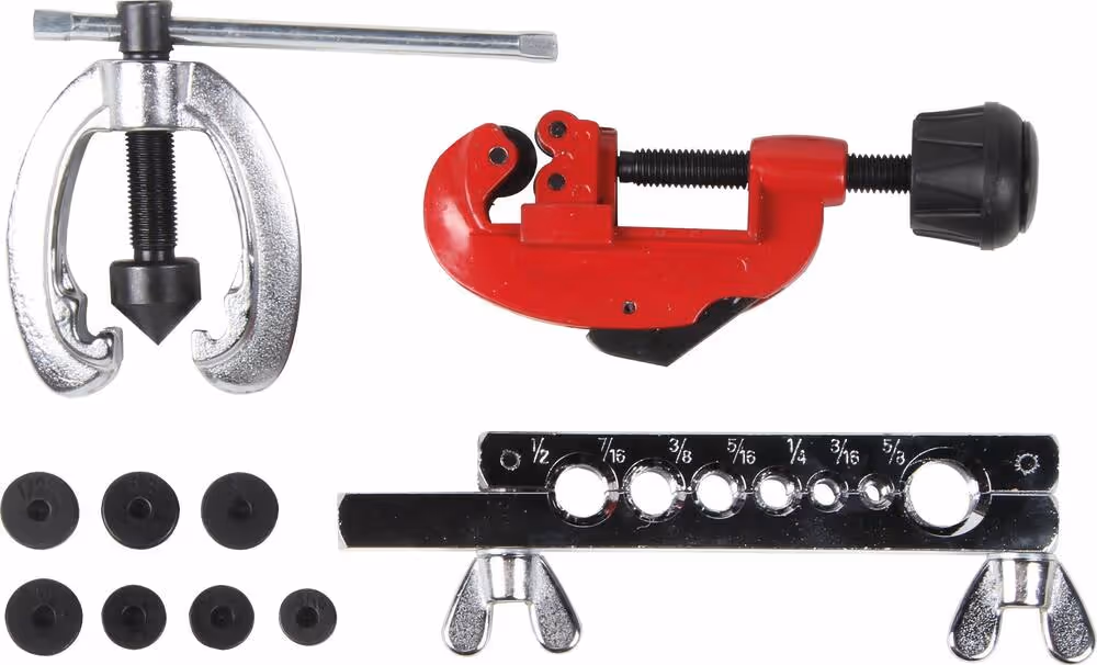 OUTILS DE REFECTION DE TUYAUX DE FREINS SAE MALE/FEMELLE COFFRET DE 10 PCS