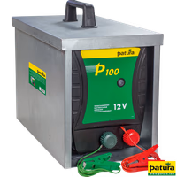 P100, électrificateur batterie 12V avec boîtier de transport Compact