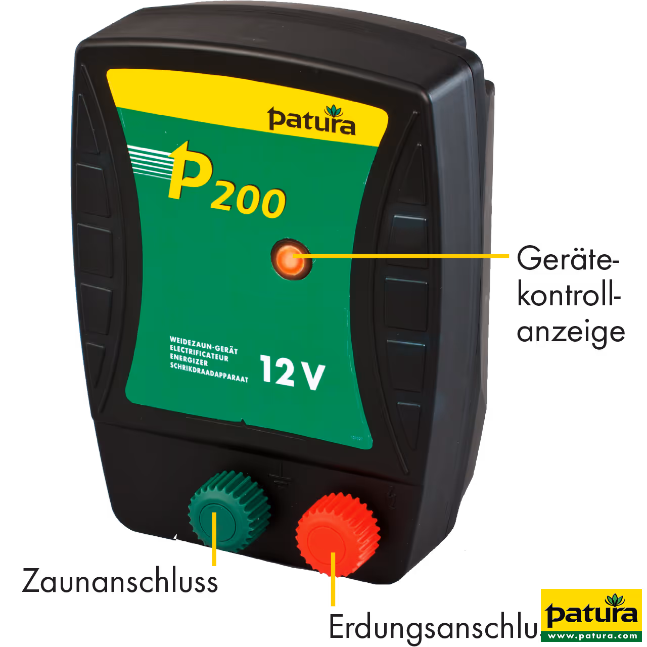 P200, électrificateur sur batterie 12 V