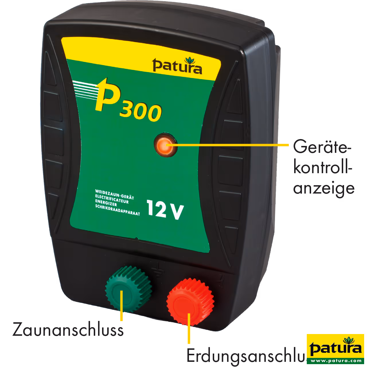 P300, électrificateur sur batterie 12 V