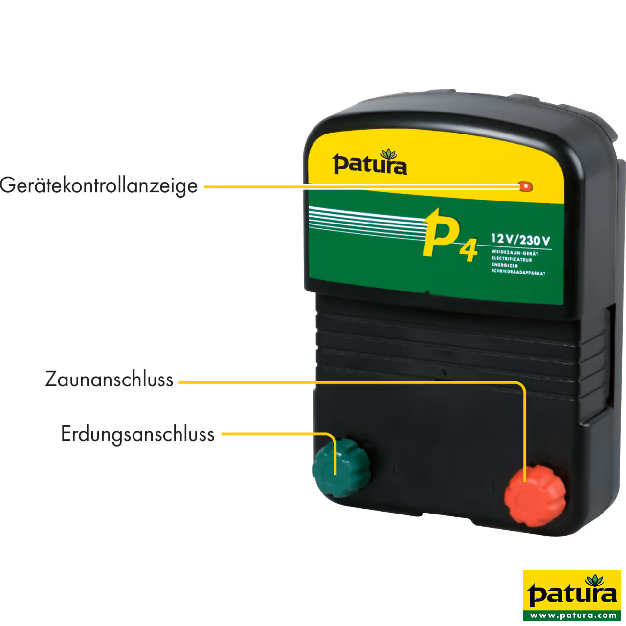 P4, électrificateur combiné, 230V/ 12V