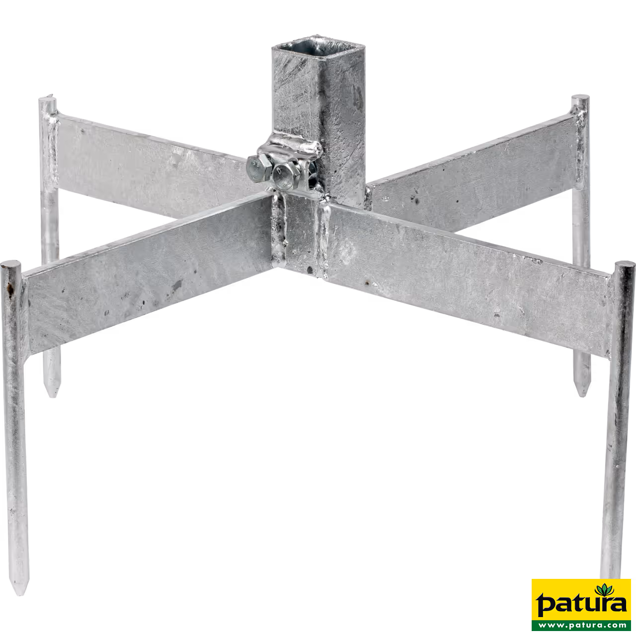 P6000 dans boitier antivol XL, module solaire 200 W, piquet terre et pied stab