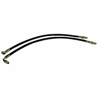 Paire de flexible Monte 800mm 3/8" BSP + coupleur 1/2"