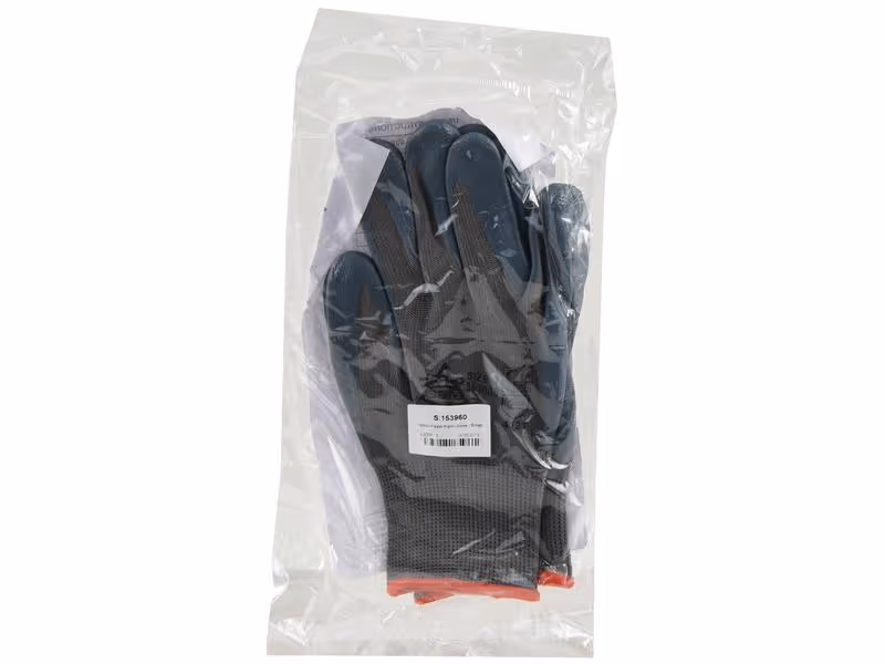 Paire de gants de mécanique Nitrile gris - 7/S