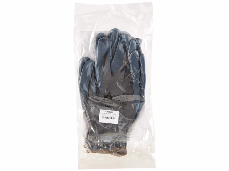 Paire de gants de mécanique Nitrile gris - 9/L