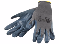 Paire de gants de mécanique Nitrile gris - 8/M